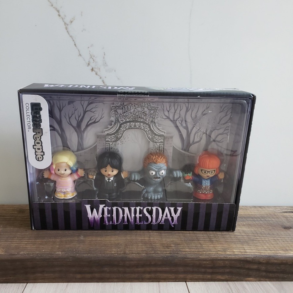 Little People Collector Wednesday Netflix Set Nevermore Academy Figures‎ NIB